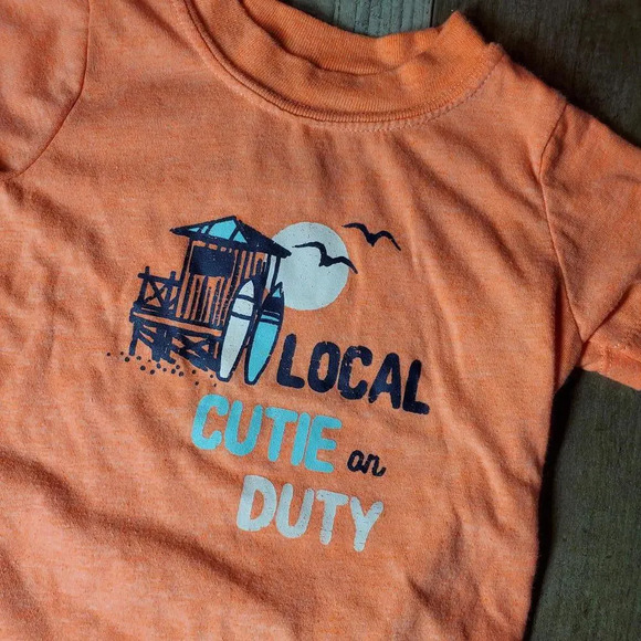 Toddler Boy Casual Cotton T-Shirt Bundle Size 12m 2 pc Summer - Picture 5 of 11